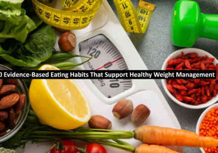 10 Evidence-Based Eating Habits That Support Healthy Weight Management